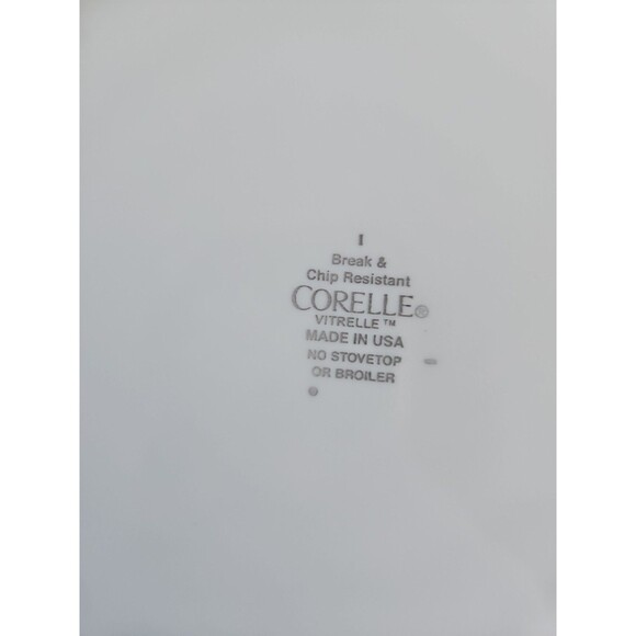 4 Happy Holidays Christmas Snowflake Corelle 8 1/2” Dinner Plates EUC - Picture 3 of 4